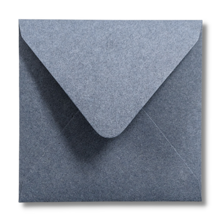 Envelop 14 x 14 cm Jeans Dark Blue