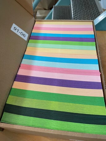 Doos vol met Enveloppen  11 x 22 cm Met Venster 