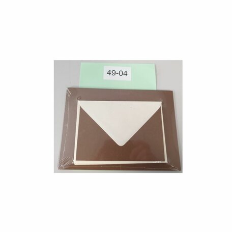 Enveloppen + Kaarten in setje van 10 stuks 