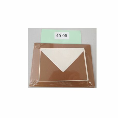 Enveloppen + Kaarten in setje van 10 stuks 