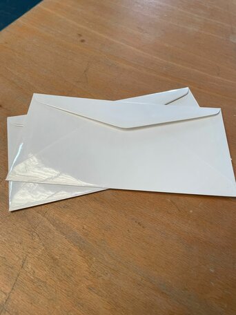 Envelop 11 x 22 cm Chromolux Glans 