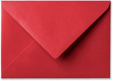 Envelop 11 x 15,6 cm Metallic Rosso