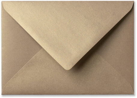 Envelop 11 x 15,6 cm Metallic Champagne