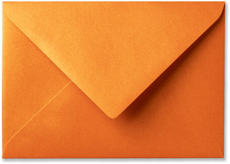 Envelop 11 x 15,6 cm Metallic Orange Glow