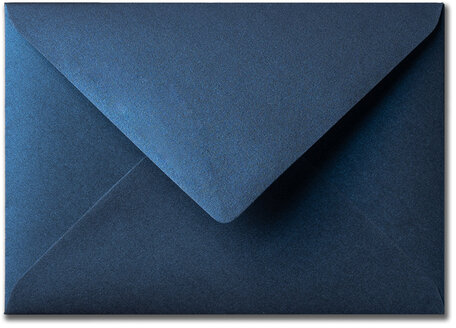 Envelop 12 x 18 cm Metallic Midnight Blue