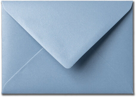 Envelop 12 x 18 cm Metallic Ice Blue