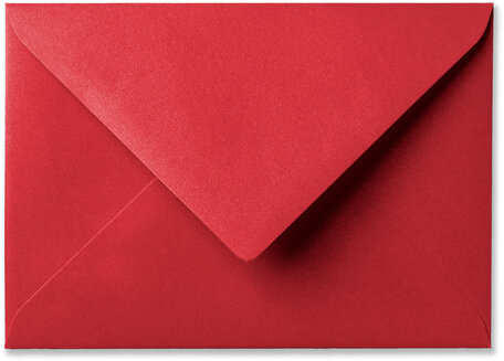 Envelop 12 x 18 cm Metallic Rosso