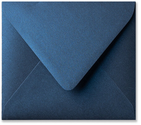 Envelop 12,5 x 14 cm Metallic Midnight Blue