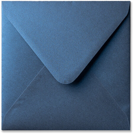 Envelop 14 x 14 cm Metallic Midnight Blue