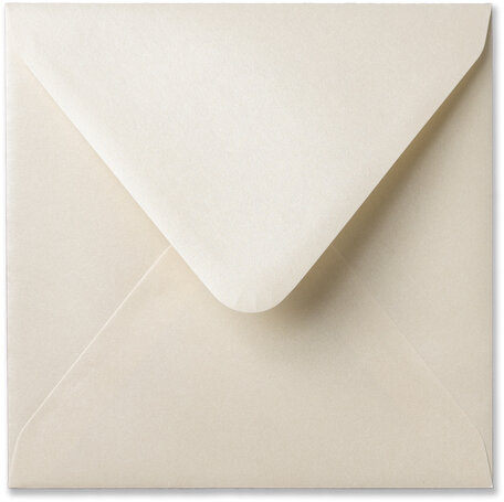 Envelop 14 x 14 cm Metallic Cream