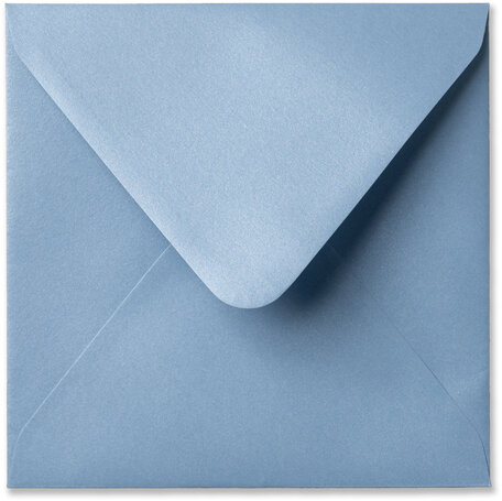 Envelop 14 x 14 cm Metallic Ice Blue