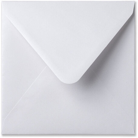 Envelop 14 x 14 cm Metallic Extra white