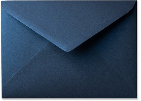 Envelop 15,6 x 22 cm Metallic Midnight Blue