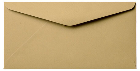 Envelop 11 x 22 cm Kraft lichtbruin