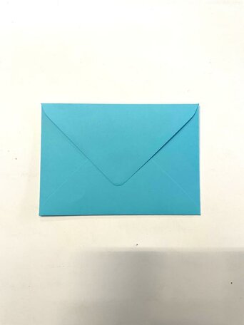 Envelop 11 x 15,6 cm Aqua Blauw
