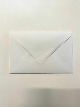 Envelop 12 x 18 cm Kraft Wit