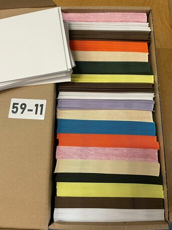 Doos vol met Enveloppen  11 x 15,6 cm