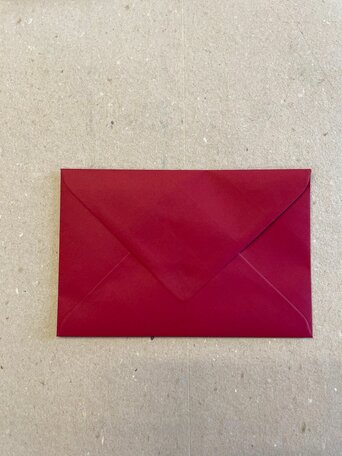 Envelop 12 x 18 cm Brandweer Rood
