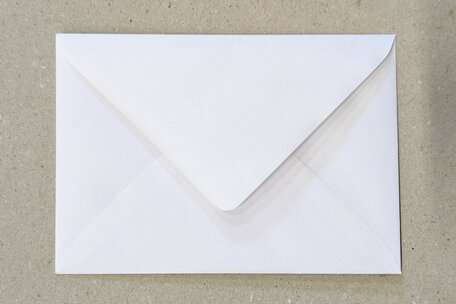 Envelop 11 x 15,6 cm Wit