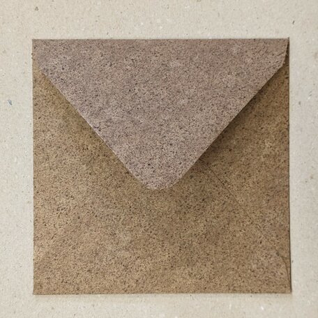 Envelop 14 x 14 cm Cacao