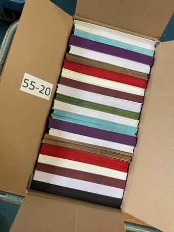 Doos vol met Enveloppen 12 x 18 cm