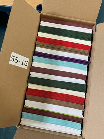 Doos vol met Enveloppen 12 x 18 cm