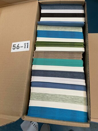 Doos vol met Enveloppen 14 x 14 cm