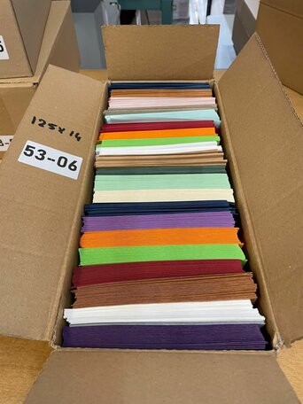 Doos vol met Enveloppen 12.5 x 14 cm