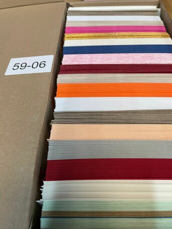 Doos vol met Enveloppen  11 x 16 cm -
