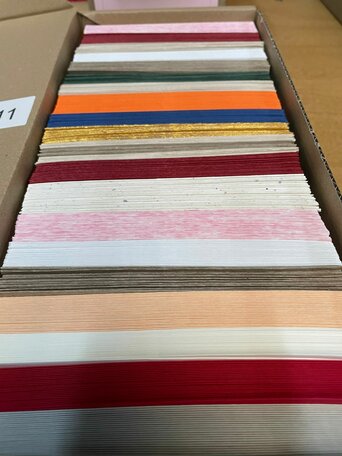 Doos vol met Enveloppen  11 x 16 cm -
