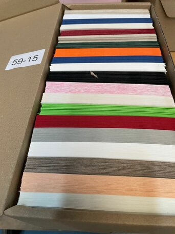 Doos vol met Enveloppen  11 x 16 cm -