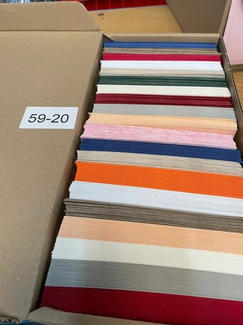 Doos vol met Enveloppen  11 x 16 cm -