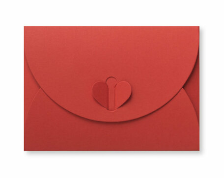 Cadeau Envelop 11 x 15,6 cm Koraalrood