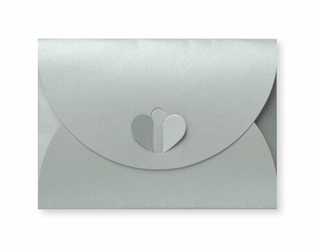 Cadeau Envelop 11 x 15,6 cm Metallic Zilver