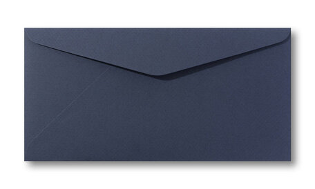 Envelop 11 x 22 cm Marineblauw
