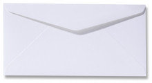 Envelop 11 x 22 cm Metallic White