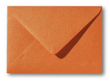 Envelop 12 x 18 cm Metallic Orange Glow