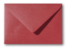 Envelop 12 x 18 cm Metallic Rosso