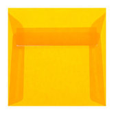 Envelop 12,5 x 12,5 cm transparant Oranje