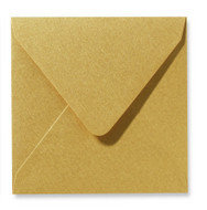 Envelop 14 x 14 cm Metallic Goud