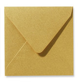 Envelop 16 x 16 cm Metallic Goud