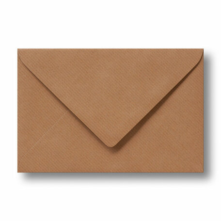 Envelop 9 x 14 cm Kraft bruin