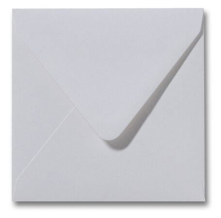 Envelop 14 x 14 cm Metallic White