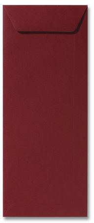 Envelop 12,5 x 31,2 cm Donkerrood