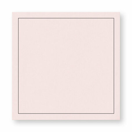 Rouw envelop 14 x 14 cm Lichtroze