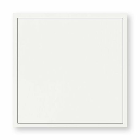 Rouw envelop 16 x 16 cm Gebroken Wit