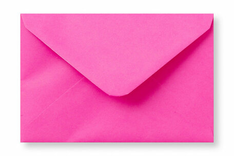 Envelop 12,5 x 17,6 cm Knalroze