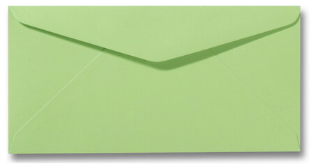 Envelop 11 x 22 cm Appelgroen