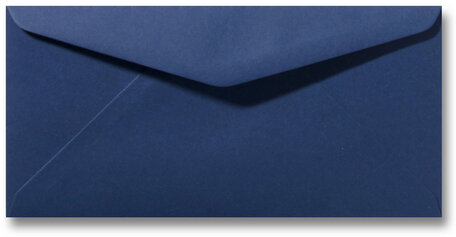 Envelop 11 x 22 cm Donkerblauw