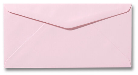 Envelop 11 x 22 cm Lichtroze
